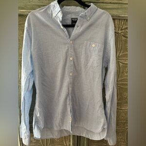 Todd Snyder size large. Blue cotton oxford shirt. slim fit